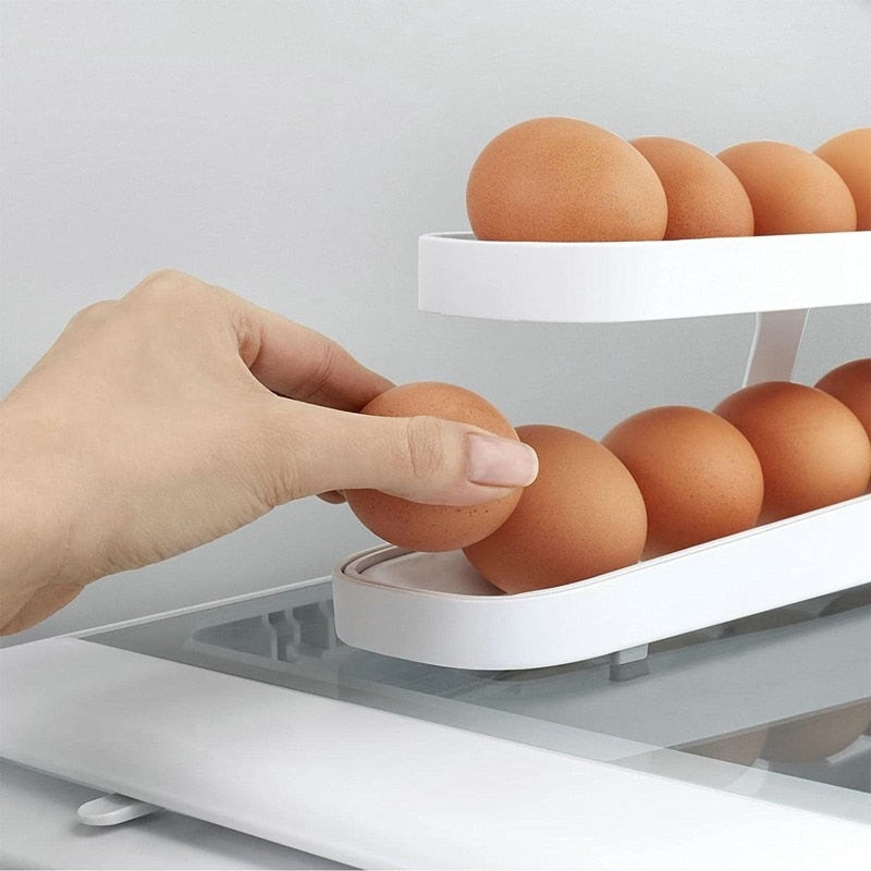 Porta Ovos com Rolamento Automático